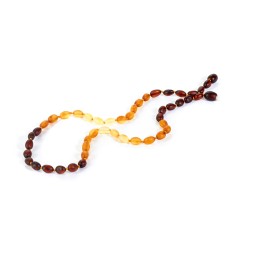 Бусы &quot;Сливка&quot; из Янтаря с градиентом