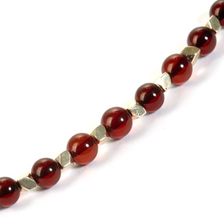 Бусы &quot;Шар&quot; из Янтаря и бижутерии купить