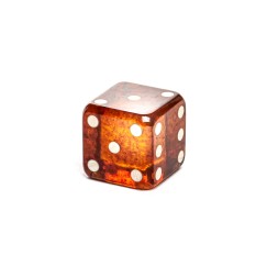 Кубик игральный из Янтаря