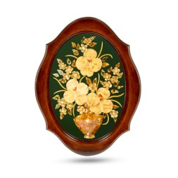 Панно &quot;Цветы&quot; из Янтаря