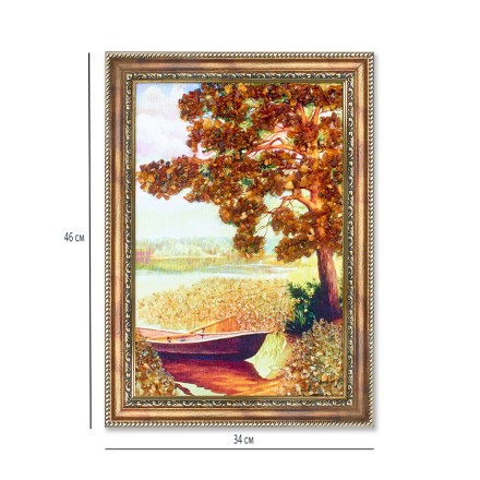 Картина &quot;Лодка&quot; с Янтарем купить