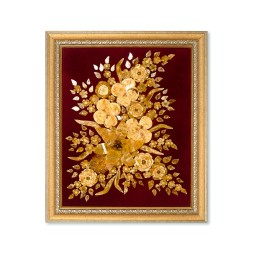 Панно &quot;Орхидеи&quot; из Янтаря