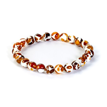 Браслет &quot;Шар&quot; из Янтаря и юв.смолы купить