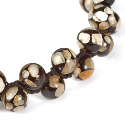 Браслет &quot;Шарики&quot; из Янтаря и юв.смолы