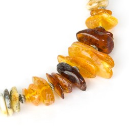 Колье на струне &quot;Алтай&quot; из Янтаря (ассорт.)