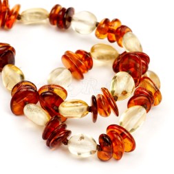 Бусы детские &quot;Сливка&quot; из Янтаря