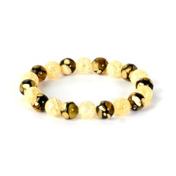 Браслет &quot;Шар&quot; из Янтаря и юв.смолы