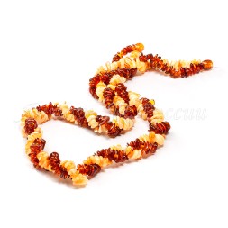 Бусы &quot;Галька&quot; из Янтаря двойные