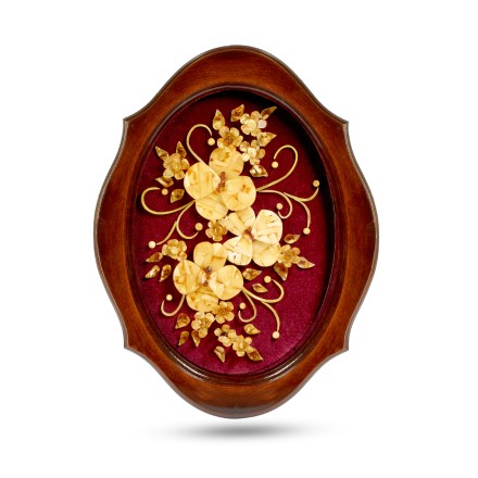 Панно &quot;Орхидеи&quot; из Янтаря купить