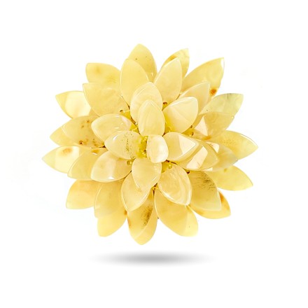 Брошь-кулон &quot;Лотос&quot; из Янтаря купить