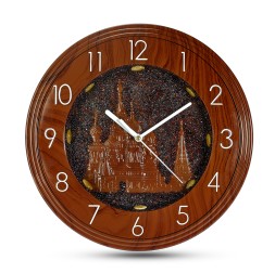 Часы настенные &quot;Венге&quot; с Янтарем